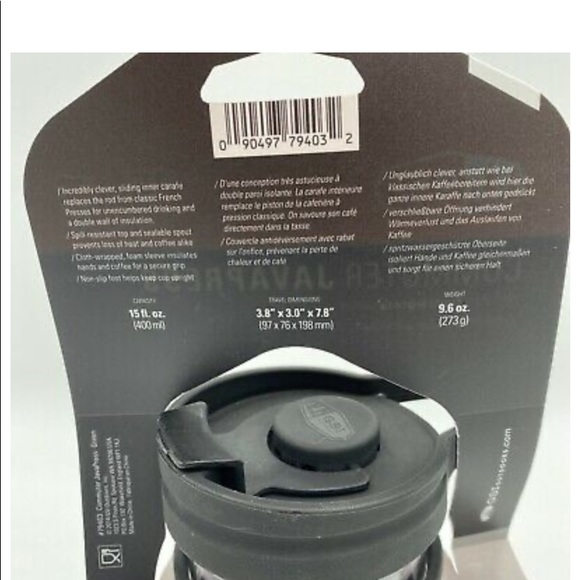 GSI Outdoors Commuter JavaPress French Press Coffee Mug Superior Backcountry - Picture 3 of 6